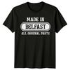 Made In Belfast All Original Parts Mens T-Shirt Ireland Landmark