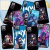 Für iPhone 16 15 Xiaomi Redmi Note 13 12 11 Pro Max X 9 14 Plus XR Samsung Galaxy S24 S23 9C Huawei OPPO Cover Jinx Arcanes Comics Vi Jayce Handyhülle