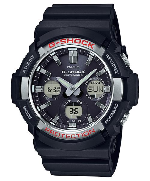 

Casio G-SHOCK Men s Stainless Steel 200M Water Resistant Analog Shock Resistant Quartz Watch GAW-100-1A чорний