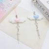 Lovely Angel Wing Pendant Phone Charm Stylish Keychain Accessory for Bag Wallet