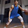Li Ning Sports Basketball Series Logo Print Sweat-Wicking Comfortable Split Basketball Set Men sportswear Beijing-Blue AATT001-8