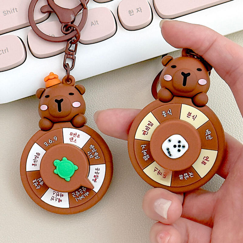 Hello Capybara Roulette Keychain 1 Box