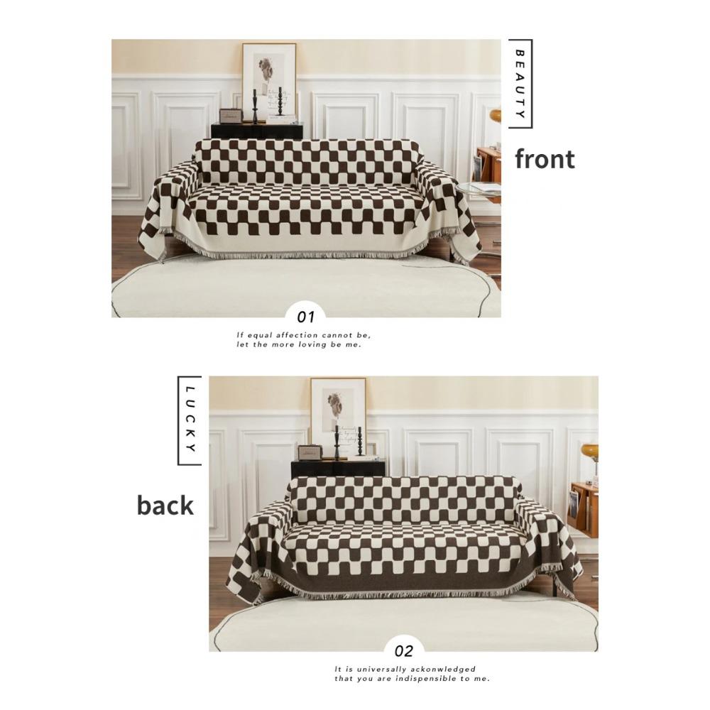 Modern Simple Chenille Sofa Cover Anti-cat Scratch Universal Four Seasons Sofa Towel Ins Style Blanket