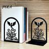 Resistant Bookends 1 Pair Metal Dragon Bookends, Fantasy Castle Decorative Book Ends Heavy-duty for Shelves, Heavy Duty Gothic Holders Home
