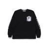 Bape Reflective Solid Camo Ape Head Relaxed Fit Pocket L/S Tee 1H80-111-011