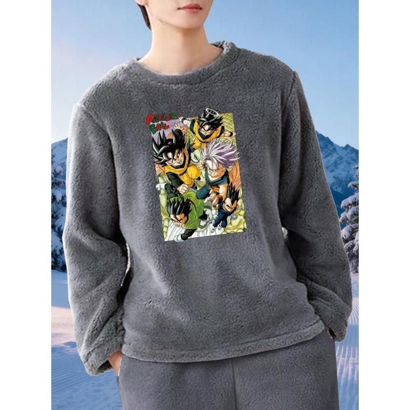 

Dragon Ball Отлично подходит для повседневной носки и приключений в путешествиях, Мужская фланелевая рубашка XXL серый