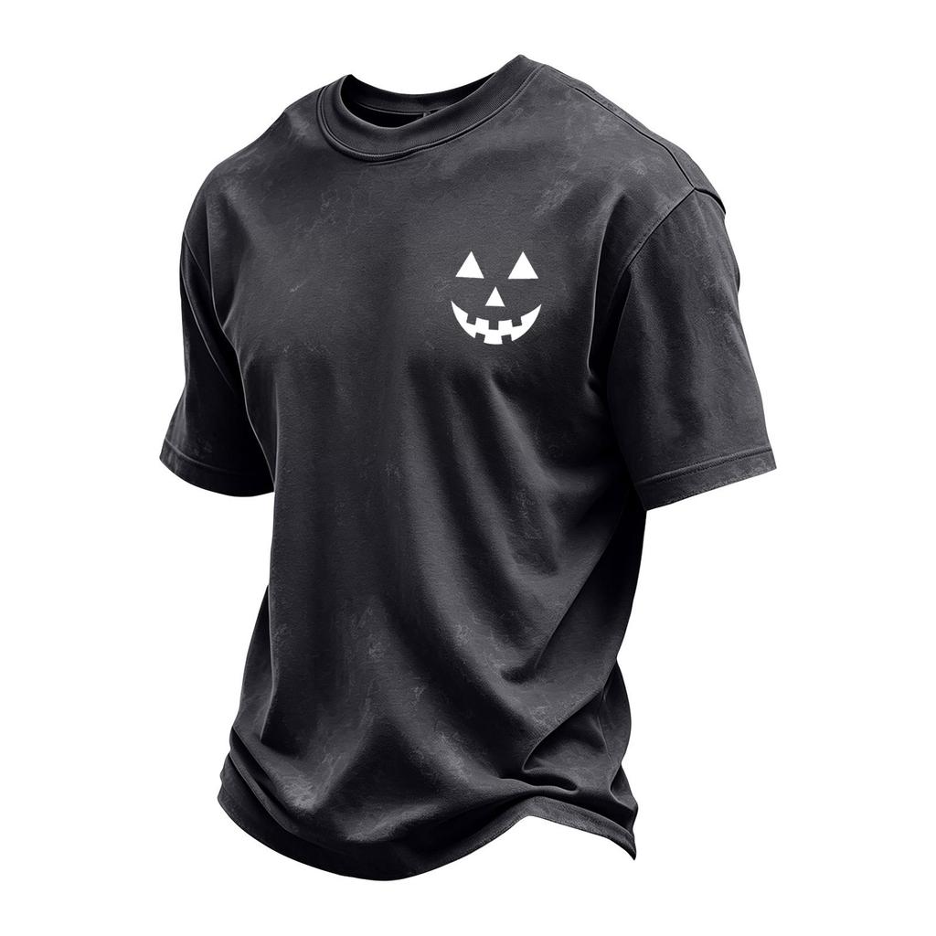 Men's Retro Halloween Graphic T-Shirt Short Sleeve Neck Casual Top