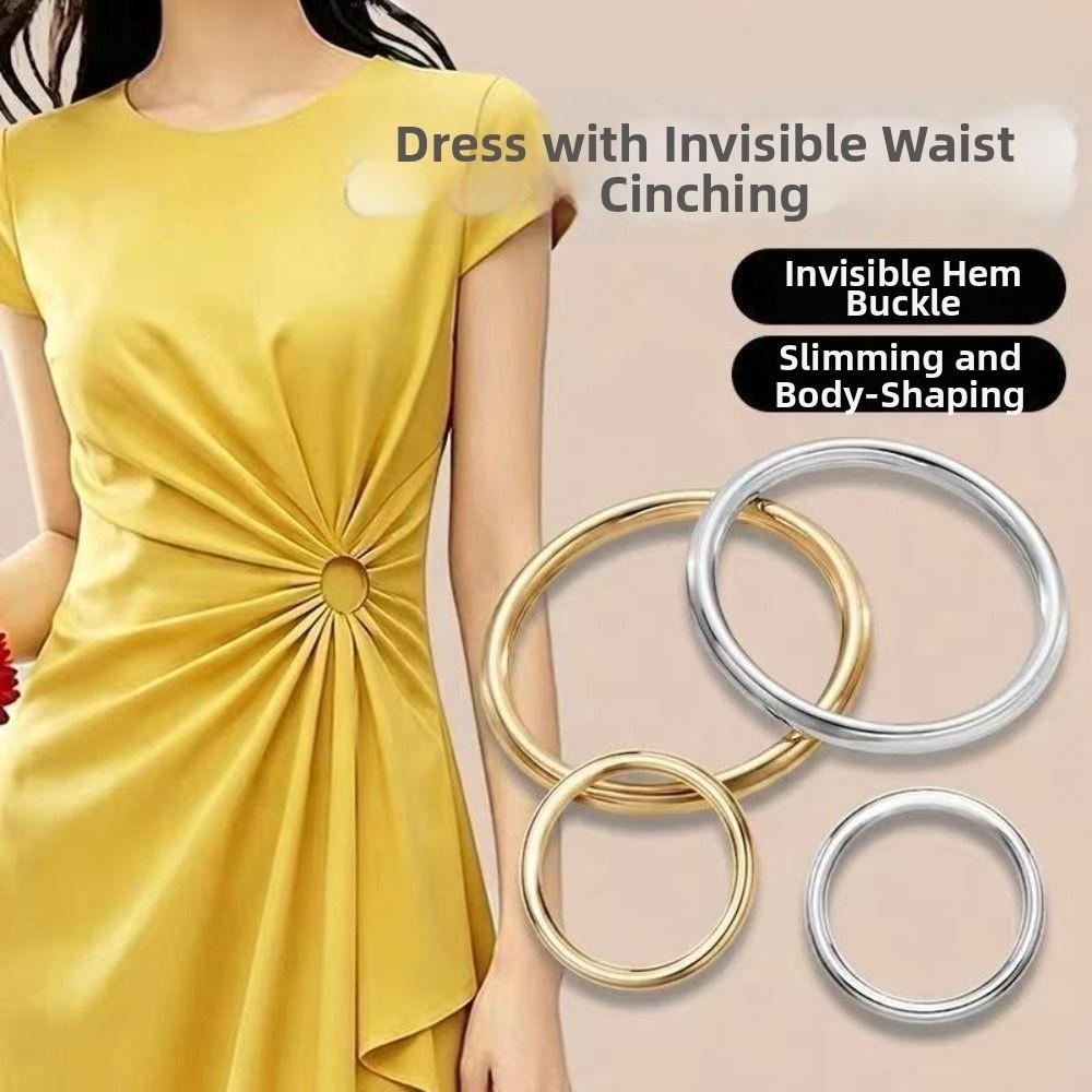 Adjustable Sleeve Clip Invisible Design Clothing Buckle Invisible Fabric Fastener  For T-Shirts