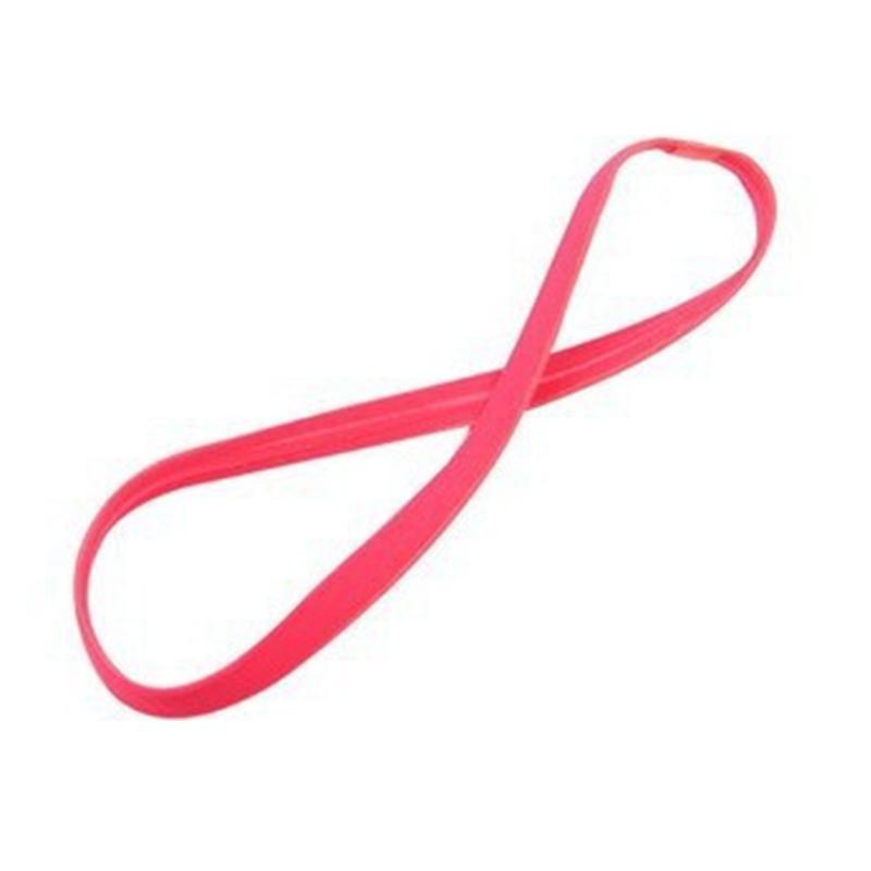 

Тонкие спортивные повязки на голову для женщин и мужчин, нескользящие повязки для йоги, эластичные повязки на голову для футбола, баскетбола, американского футбола, тенниса и гольфа темно-розовый