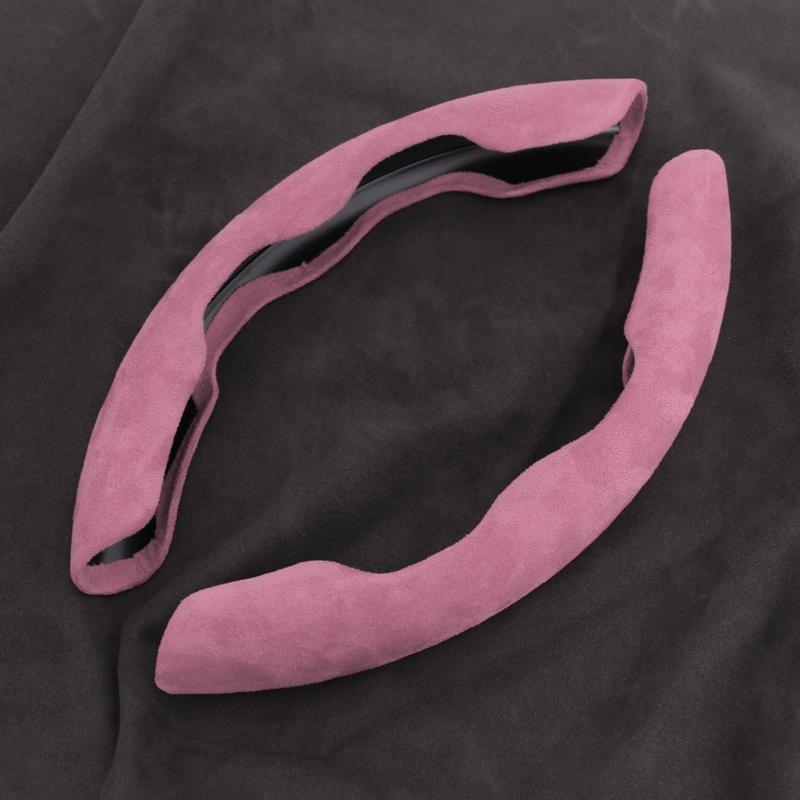 Car Carbon Fiber Water Transfer Steering Wheel Cover Non-Slip Grip For Peugeot 4008 508L 5008 408 2008 3008 308S e2008 301