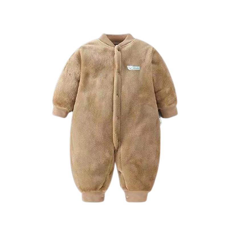 Warm Flannel Newborn Infant Romper Jumpsuit Cute And Cozy Baby Clothes Outfit