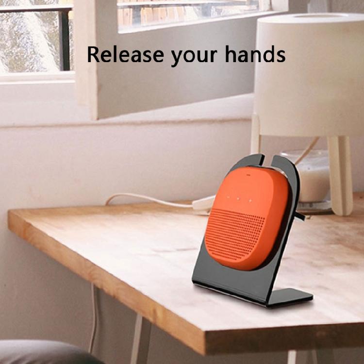 Speaker Srotage Stand Holder With Precise Designing And Anti Slip Silicone Base for Mini Speaker Stability