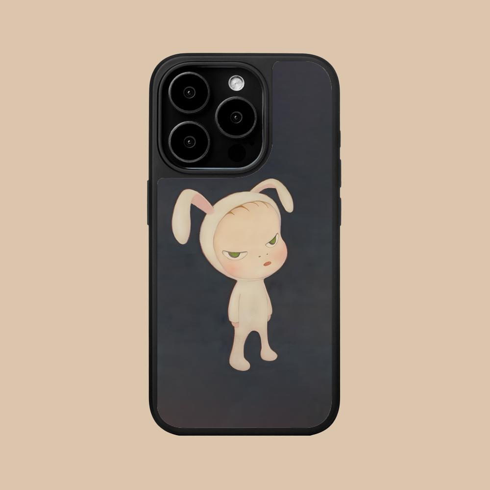 

Anime Yoshitomo Nara Phone Case for iPhone 17 16 15 14 13 12 11 Air Pro Max Plus Matte Surface Colorful Cover Luxury Cellphones iPhone 11