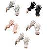 Warm Mitten Soft Plush Gloves Hand Protectors Perfect for Cold Weather Touchable Screen Function for Adults