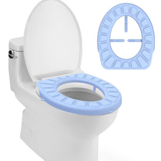 Silicone Toilet Seat Cover Reusable Waterproof Portable Keep Clean Safe In Public Toilets for Adults And Kids