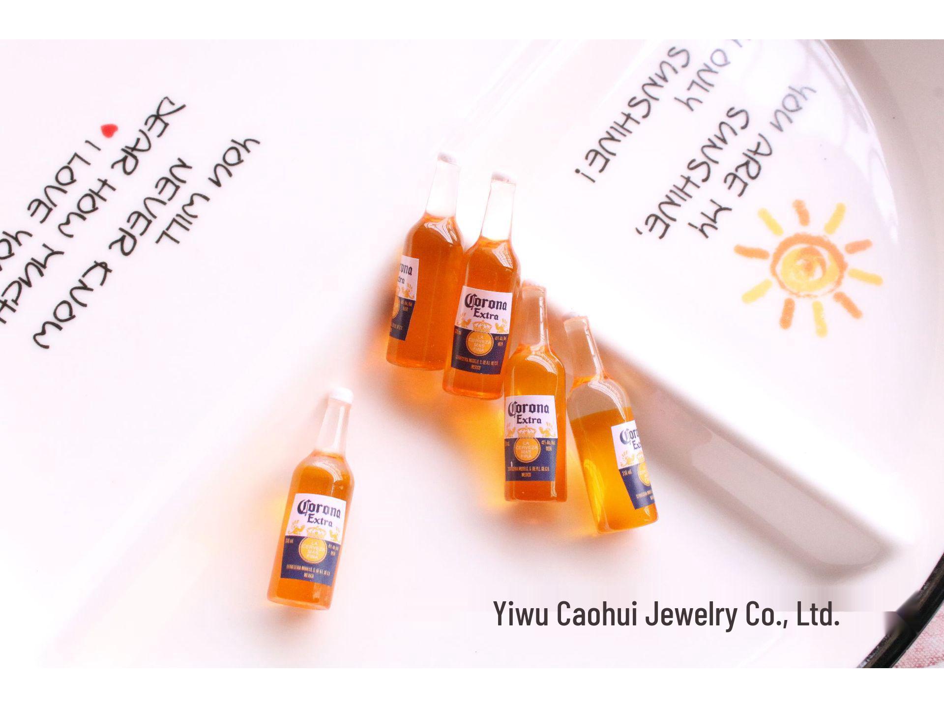 

Миниатюрное украшение для кукольного домика: Тетрапак из-под молока, Пивная бутылка, Стеклянные аксессуары (Сделай сам Ручная работа из смолы)