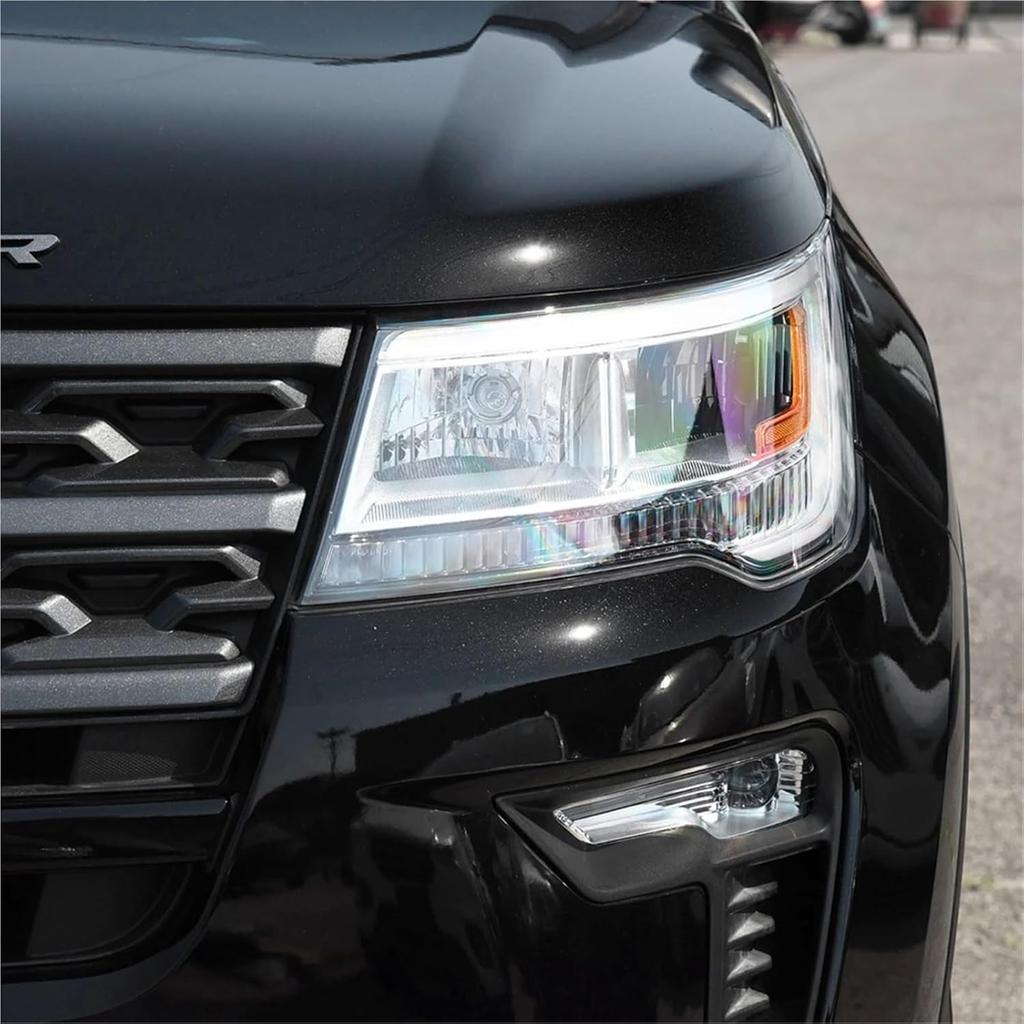 Compatible for Ford Explorer 2016 2017 2018 Headlamp Transparent Cover Headlight Shell Lampshade Case Plexiglass Replace Original Lens(Left)