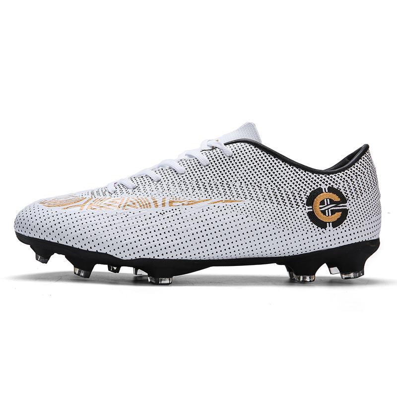 Men Large Size FG/TF Soccer Shoes Football Cleats Soccer Ankle Boots Teenager Training Sneakers Kids Indoor Sports Shoes Unisex