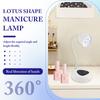 Nail LED UV Lamp for Drying Gel Nails Polish Fast Curing With 360° Adjustable Hose Arm Intelligent Sensor for Manicure Salon