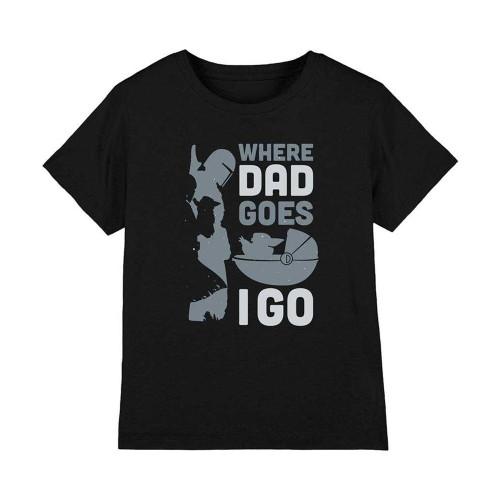 Star Wars Boys Where Dad Goes I Go T-Shirt