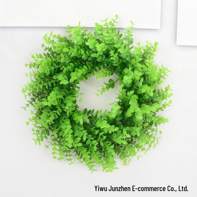 Eucalyptus Garden Wreath: Christmas & Wedding Hanging Ornament for Doors