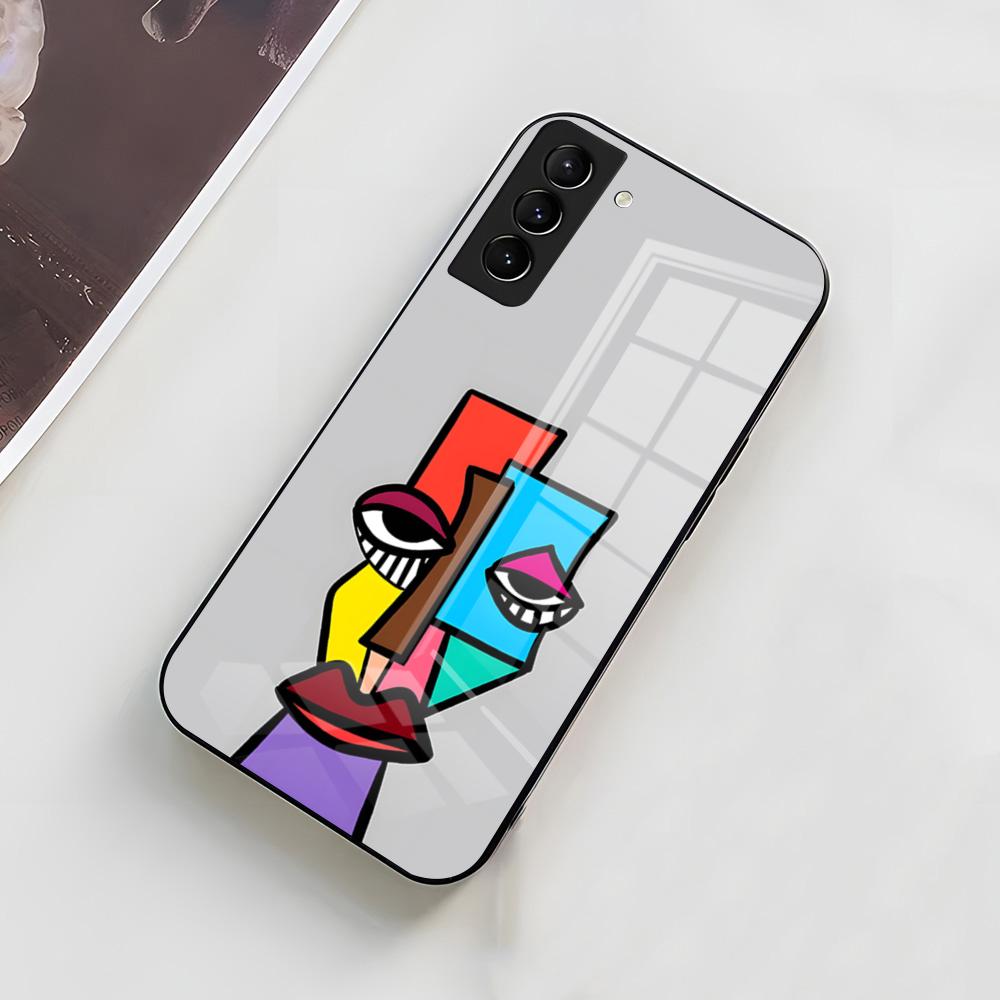 Picasso Abstract Art Phone Case For Samsung A56 A36 A26 A16 A15 A25 A35 A55 A14 A34 A24 A54 Glass Case