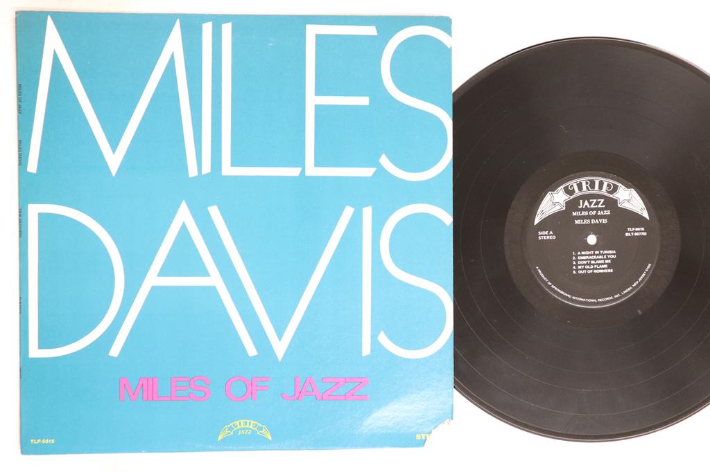 LP Record MILES DAVIS - Miles Of Jazz TLP5015 TRIP JAZZ 1974 US Jazz Used