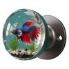 Elegant Clear Flower Door Handle Retro Round Crystals Knob Artistics Bedroom Decoration Nature Styles Home Hardware