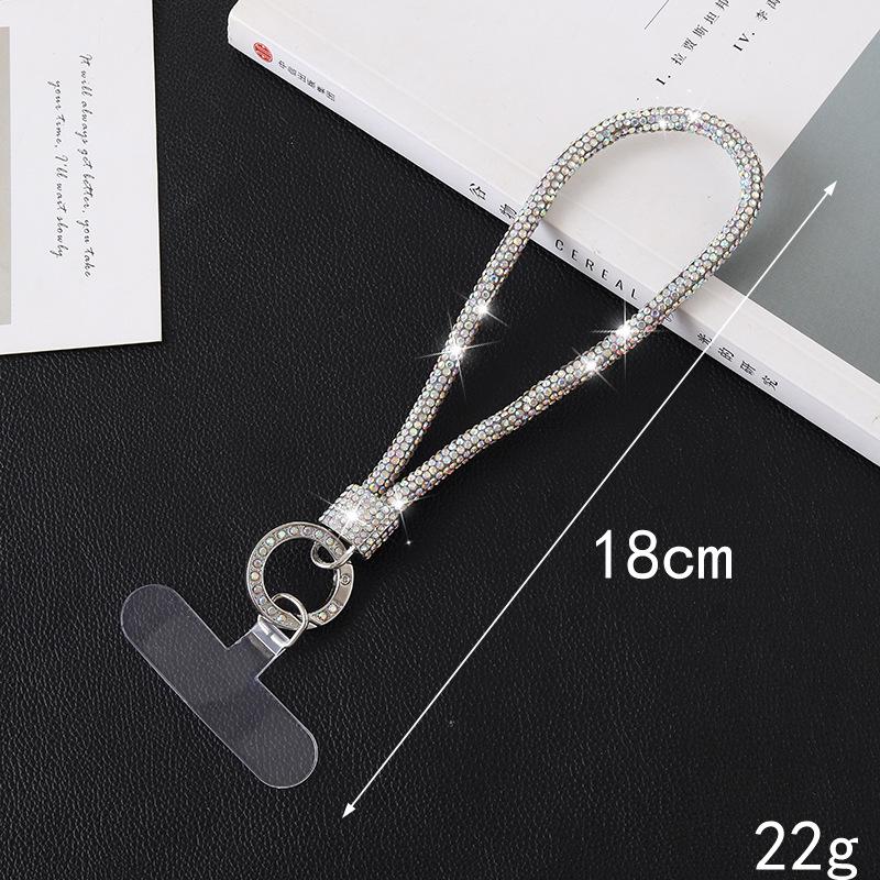 

Высококачественный DIY Стразовый Кроссбоди Шнурок для Телефона и Брелок Подвеска Чехол 6mm Rhinestone Chain Pendant