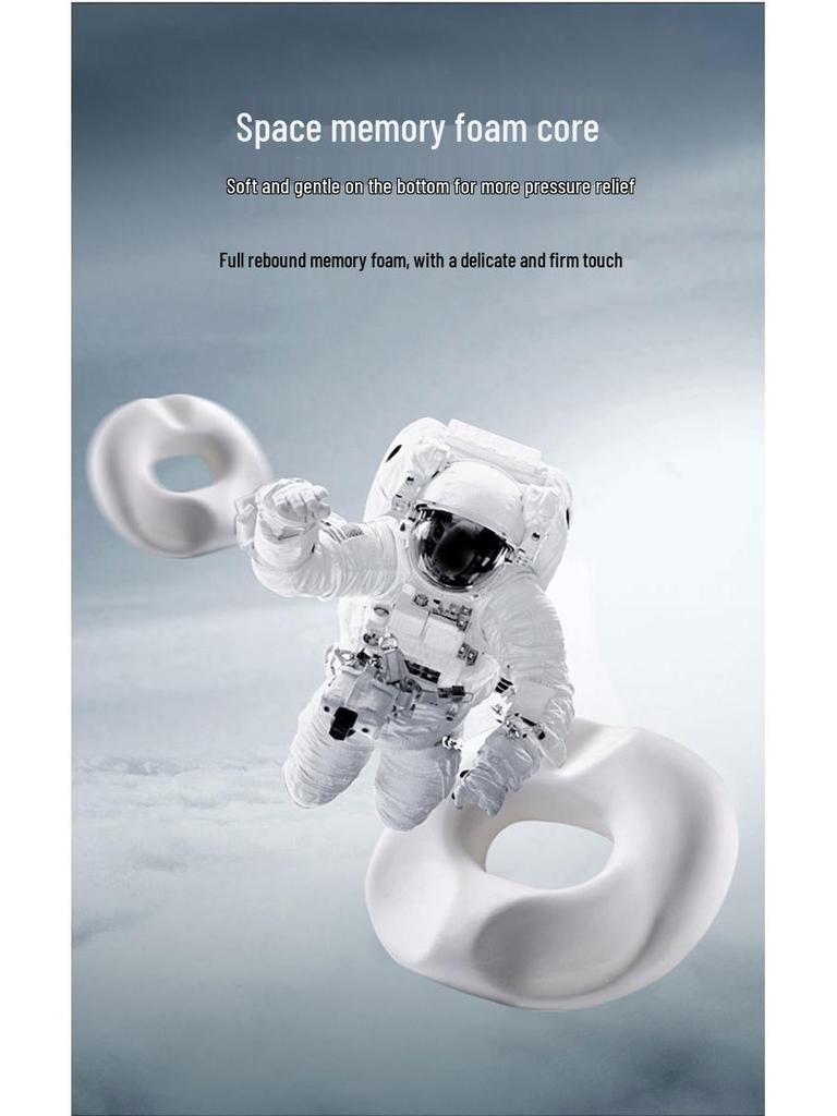 Ergonomic Hemorrhoid Relief Cushion: Breathable, Hollow Design for Pregnancy & Postpartum Comfort