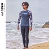 Mens Long Sleeve Rash Guard UPF 50 Quick Dry Swim Shirt Snorkeling Surfing Diving Water Sports