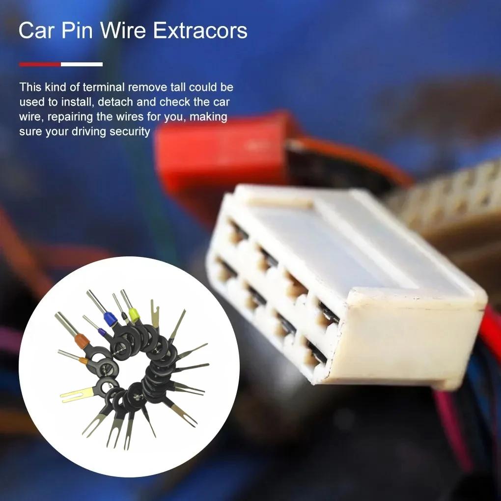 41/26 buc. Kit de îndepărtare a terminalelor pentru mașină, cutie, conector de ștecher de sârmă, extractor, extractor, set de extractor de știfturi de eliberare, instrumente de reparare a mufei de terminale