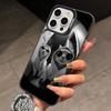 Funny A-Animal C-Cat Phone Case For iPhone 17,16,15,14,13,12,11 Plus,Pro Max,XS,Colored Silver Plated Inside Cover
