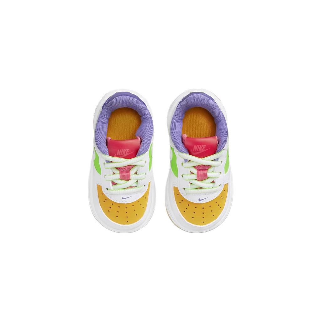 Nike Force 1 LV8 TD Fruit Colors Baby Sneakers Multi-Color White Space-Purple FD1037-100