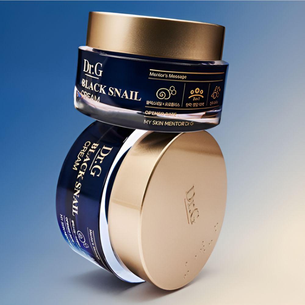 Dr.G Black Snail Cream Duo Set Skin Repair Anti-Aging Moisturizing Cream 50ml x 2