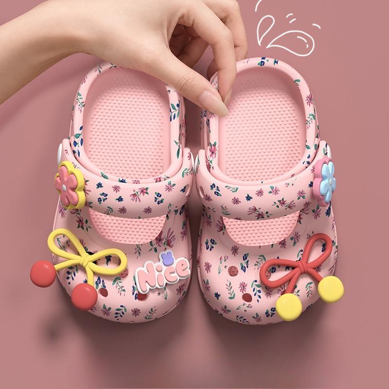Baotou Girls' Children's Beach Shoes and Flip-flops