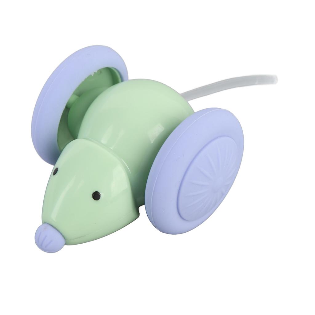 Automatic Movement Rat Toy ABS and Silicone Multifunctional Smart Electronic Rat Pet Toy for Indoor