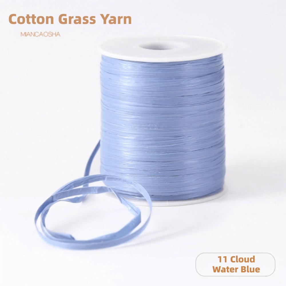 

Premium Quality 120M Per Roll Raffia Thread Eco-Friendly Durable Hook Hat Ribbon Weaving Crochet Yarn Bags and Hats