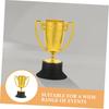 SUPVOX Set of 6 Mini Trophy Cups for Kids Plastic