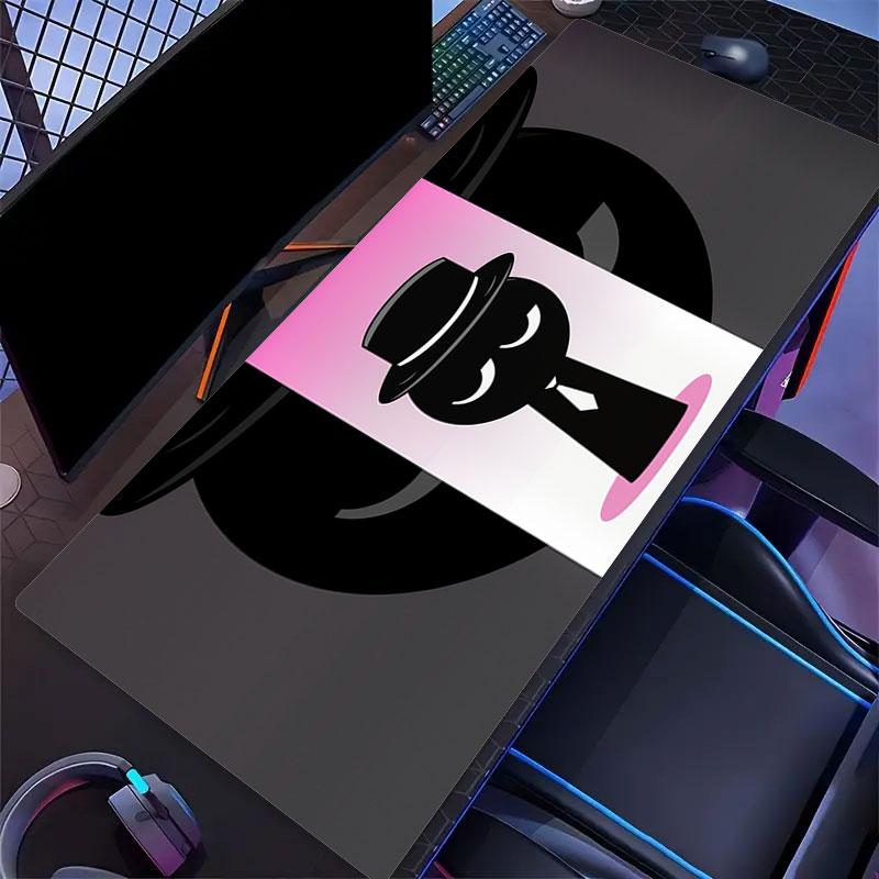 Cartoon Mouse Pad, Large Gaming Desk Mat, Non-slip XXL Mousepad for Laptop & Tablet, Mini PC Playmat with Stitched Edges