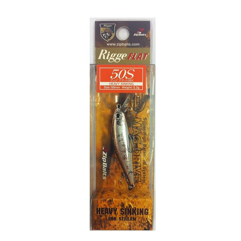 

zip baits lure Ridge flat 50S brilliant silver