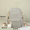 Modischer Damenrucksack Leichter Oxford-Stoff Geräumig für Reisen & Studium Minimalistischer Wasserabweisender Tagesrucksack