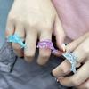 Shimmering Resin Dolphin Ring With Stylish Finish And Ergonomic Band Finger Accessory Perfect For Fashionable Outfits
