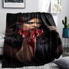 Vampire TV Characters Print Flannel Blanket,High Quality Comfortable for All Seasons,Home Decor,Warmth and Comfort,Perfect for Christmas Gifts