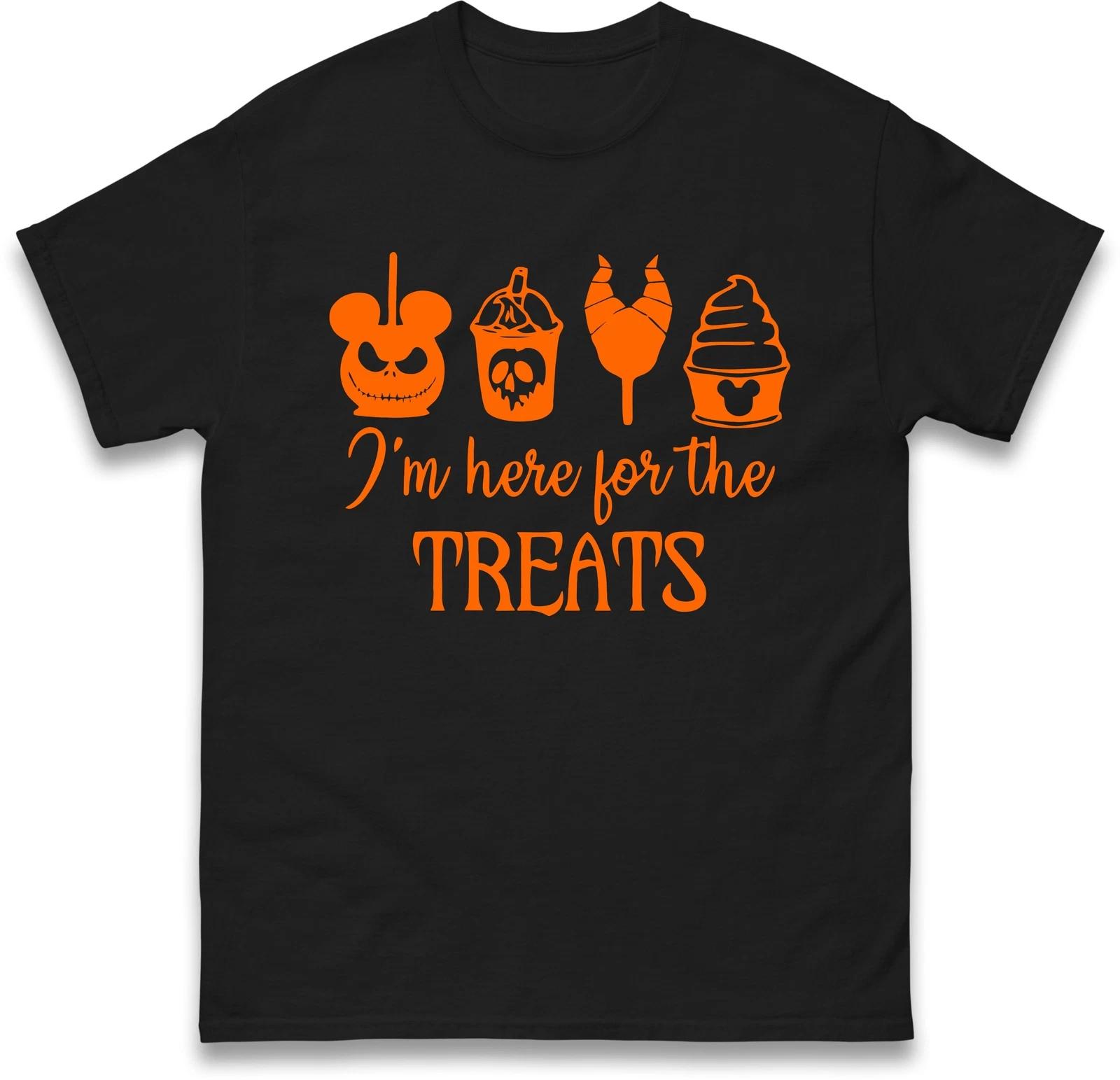 I m Here For The Treat Halloween T Shirt,Halloween Horror Character night Party S
