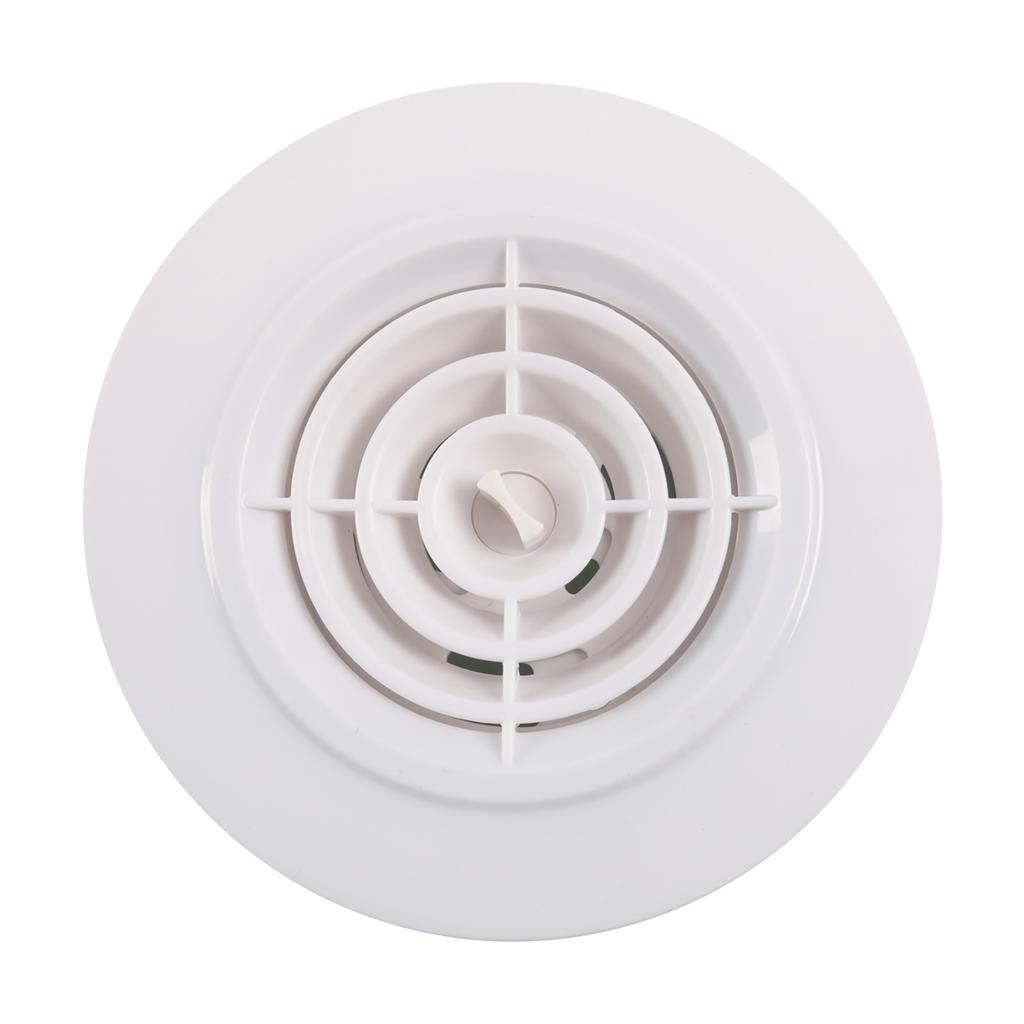 Aerisire rotundă îmbunătățită Capac grilă de ventilație Soffit Aerisire Instalare ușoară utilizată pentru ventilație de bucătărie, birou, baie