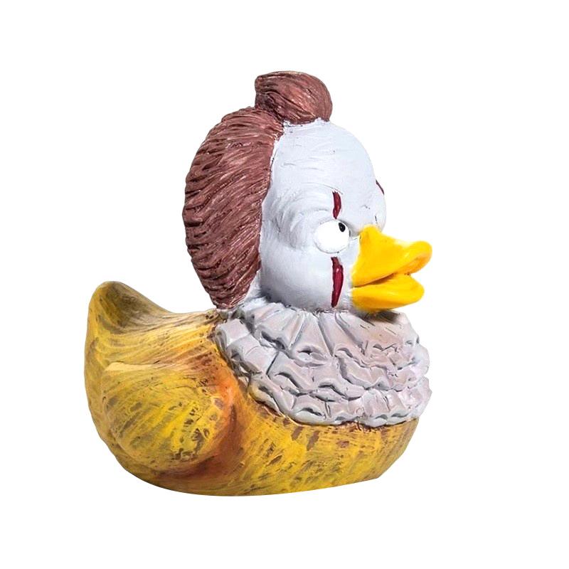 Klassische Horrorfilmfigur Ente Halloween Horrorfilm Ente Büro Schreibtisch Auto Armaturenbrett Dekoration Halloween Sammlerstück