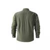 Outdoor Long-sleeved Shirt High-elastic Ice-feeling Sun-proof Top Men's Casual Waterproof Quick-drying Shirt Tooling Top