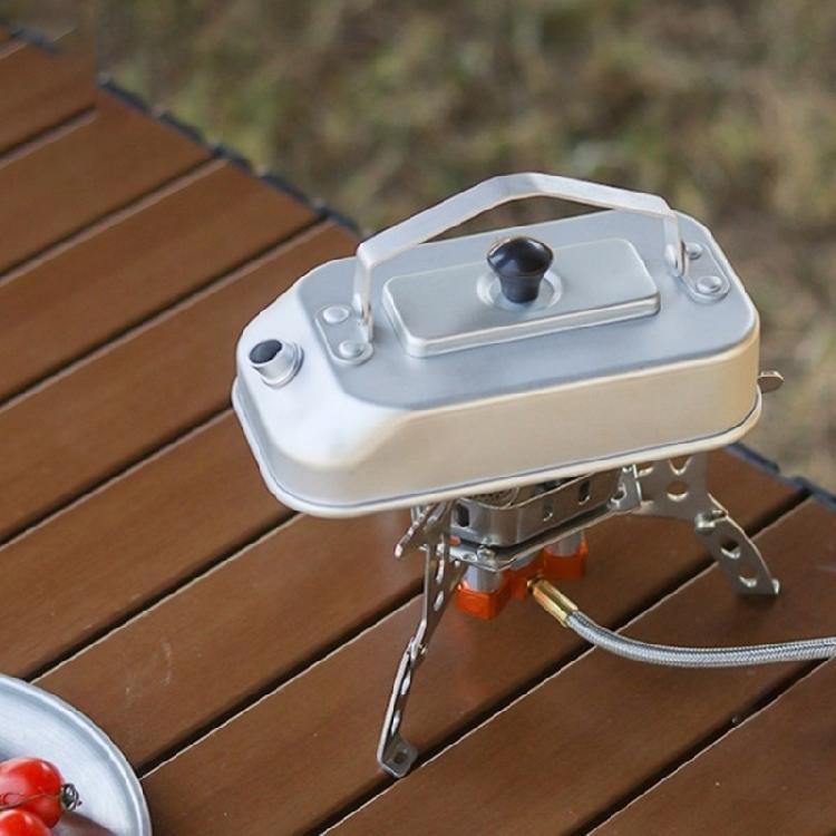 Corrosions Resistant Aluminum Kettle Foldable Handle Teapot Quick Heating Water Pots Portable Cooking Vessel for Hiking