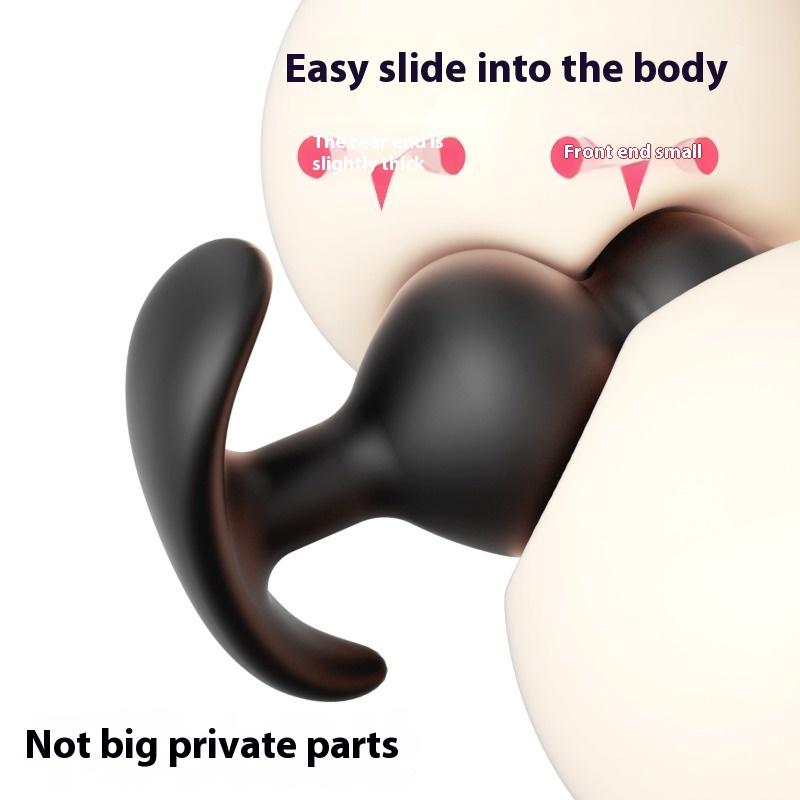 Analplug mit Stahlkugeln Buttplug Analkugeln Fetisch Männer Prostata-Massagegerät Sexspielzeug für Frauen Männer Analdilatator Buttplug